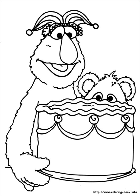 Sesame Street coloring picture